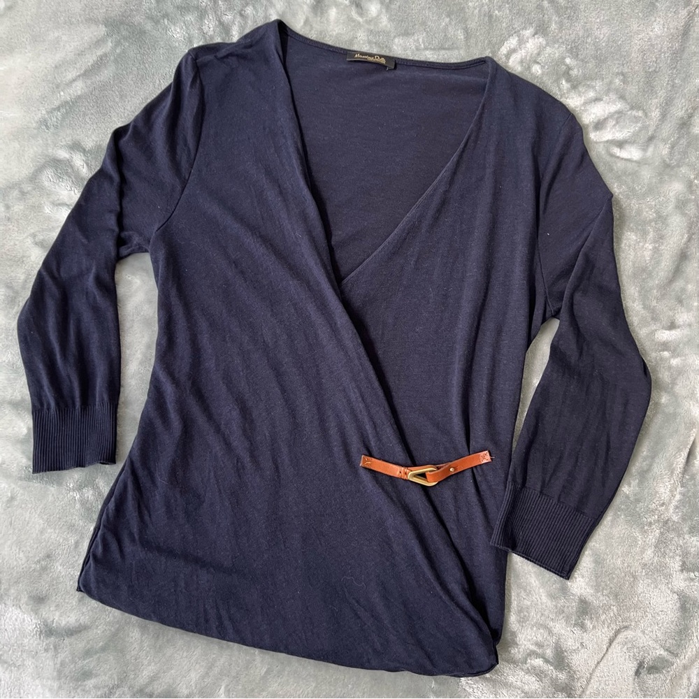 Massimo Dutti Blue Top